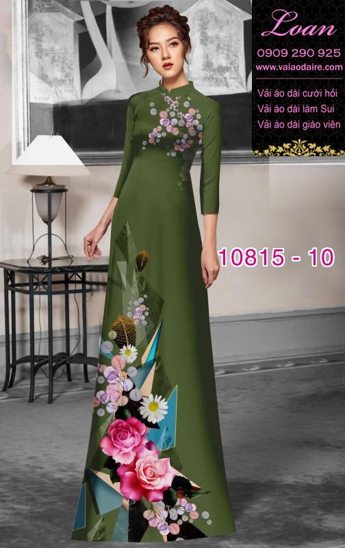 Vải áo dài hoa 3D Vải áo dài hoa 3D