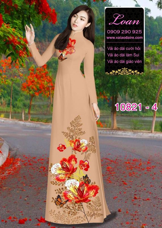 Vải áo dài hoa Phượng Vải áo dài hoa Phượng