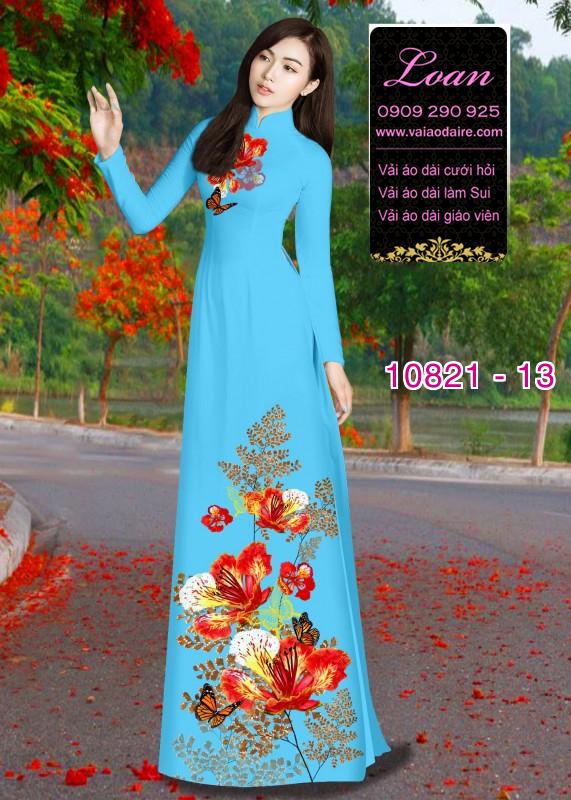 Vải áo dài hoa Phượng Vải áo dài hoa Phượng
