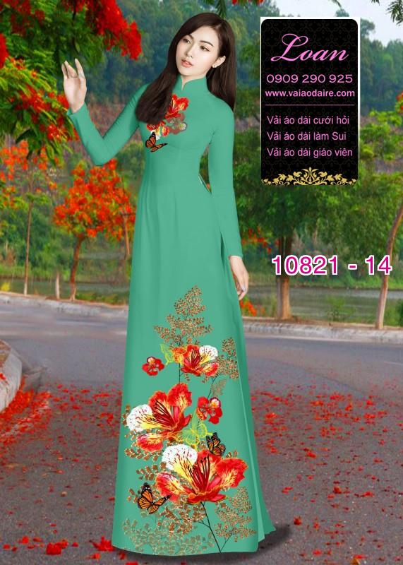Vải áo dài hoa Phượng Vải áo dài hoa Phượng