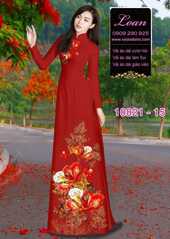 Vải áo dài hoa Phượng Vải áo dài hoa Phượng