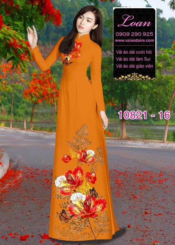 Vải áo dài hoa Phượng Vải áo dài hoa Phượng