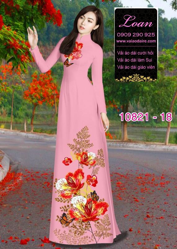 Vải áo dài hoa Phượng Vải áo dài hoa Phượng