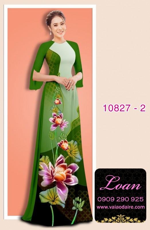 Vải áo dài hoa sen Vải áo dài hoa sen