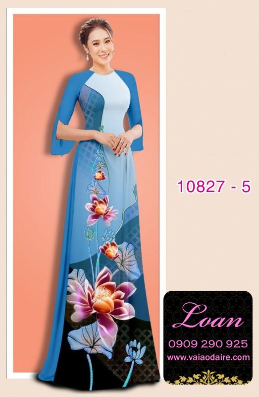 Vải áo dài hoa sen Vải áo dài hoa sen