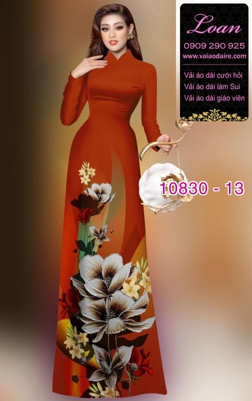 Vải áo dài hoa văn đẹp