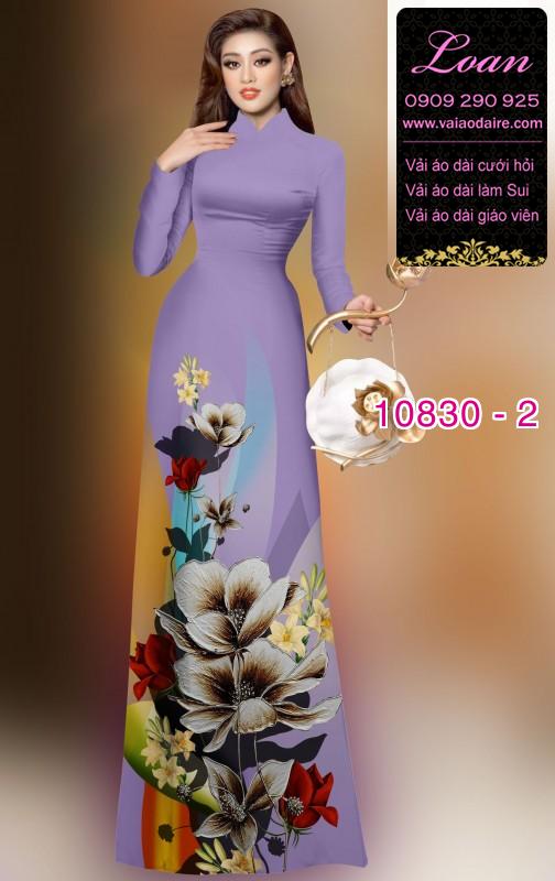 Vải áo dài hoa văn đẹp