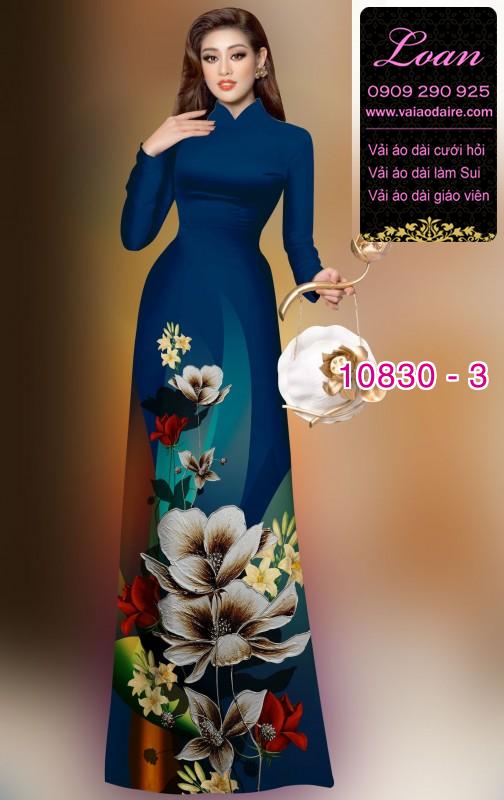Vải áo dài hoa văn đẹp