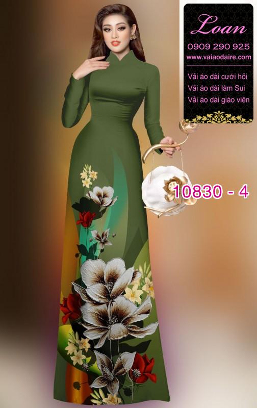 Vải áo dài hoa văn đẹp