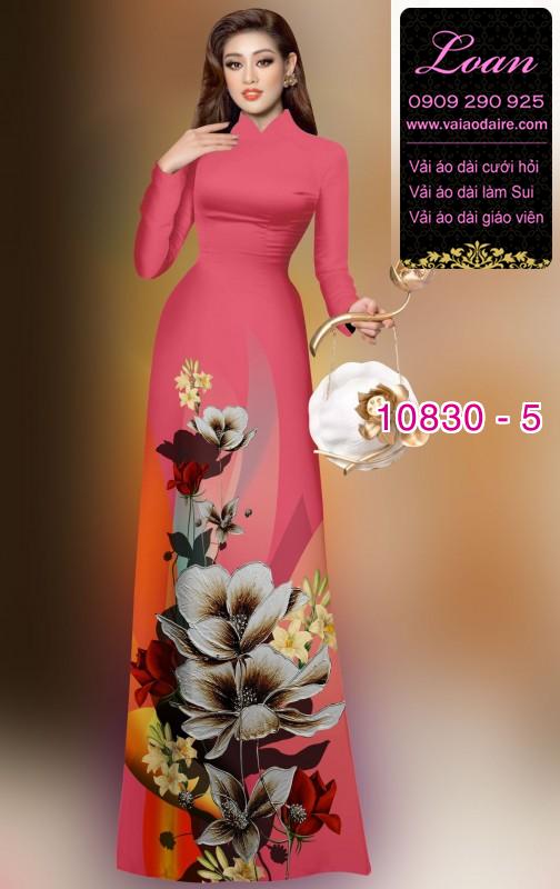 Vải áo dài hoa văn đẹp