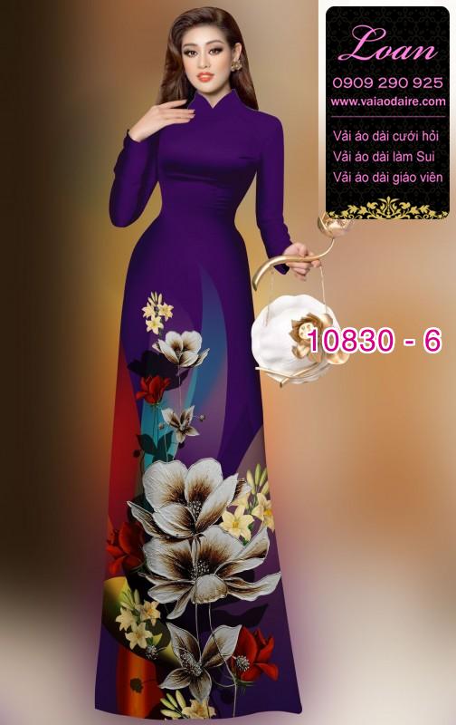 Vải áo dài hoa văn đẹp