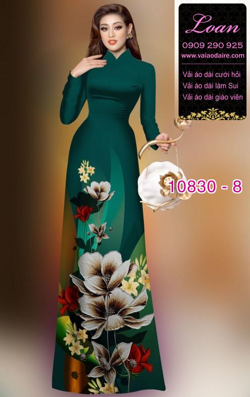 Vải áo dài hoa văn đẹp