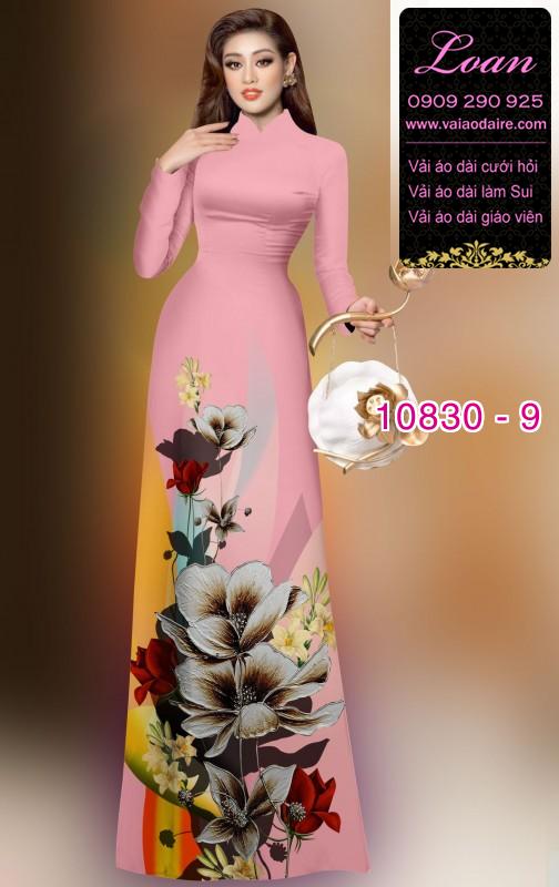 Vải áo dài hoa văn đẹp