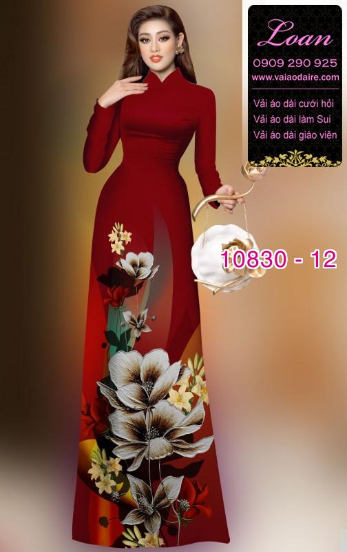 Vải áo dài hoa văn đẹp