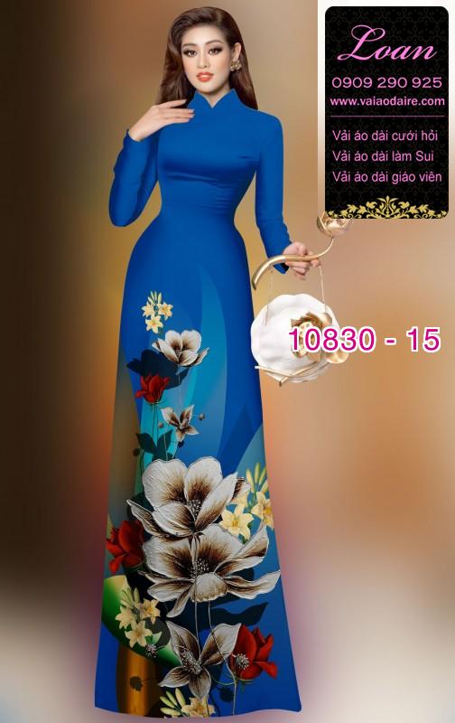 Vải áo dài hoa văn đẹp