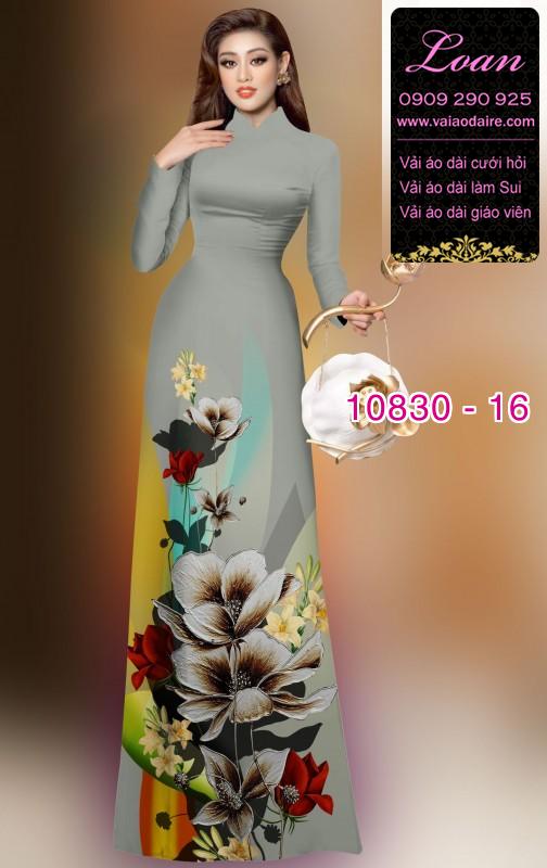 Vải áo dài hoa văn đẹp