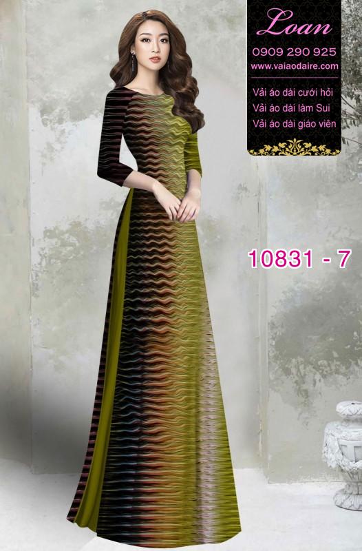 Vải áo dài hoa văn đẹp