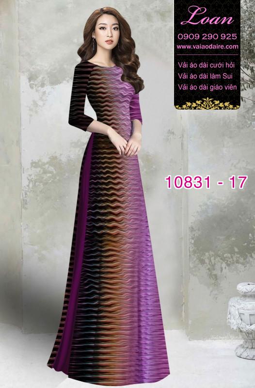 Vải áo dài hoa văn đẹp