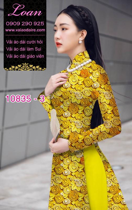 Vải áo dài hoa đều
