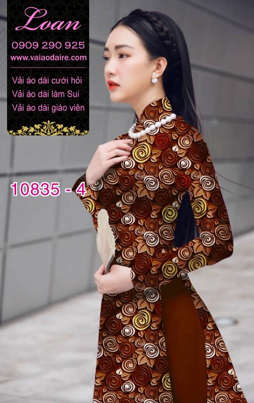 Vải áo dài hoa đều