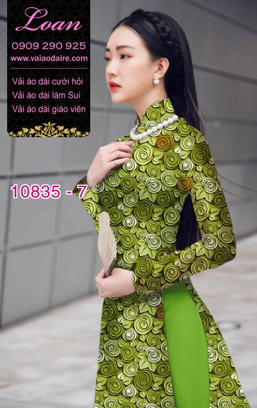 Vải áo dài hoa đều