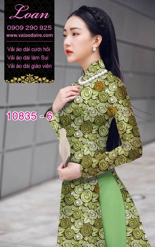 Vải áo dài hoa đều