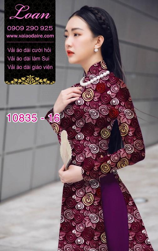 Vải áo dài hoa đều