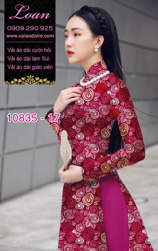 Vải áo dài hoa đều