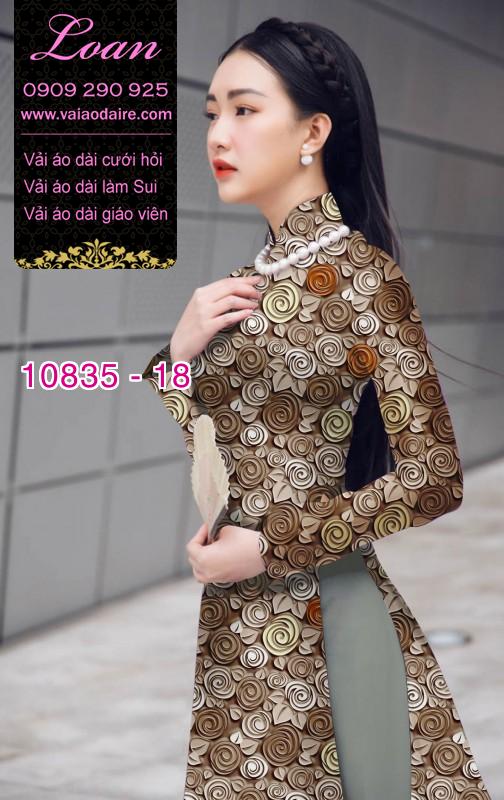Vải áo dài hoa đều