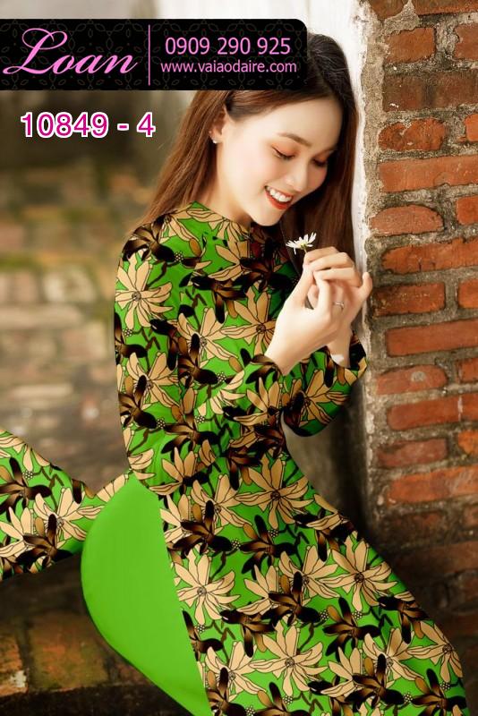 Vải áo dài hoa đều Vải áo dài hoa đều