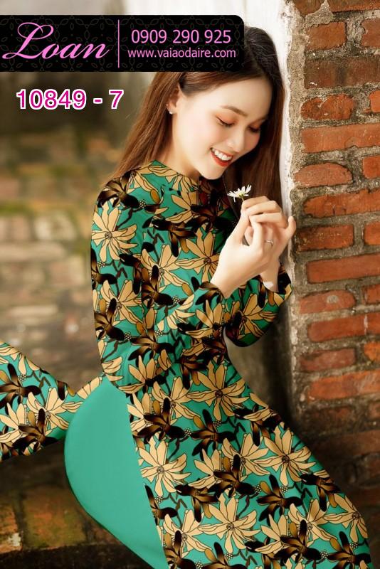 Vải áo dài hoa đều Vải áo dài hoa đều