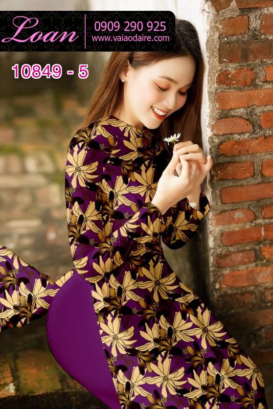 Vải áo dài hoa đều Vải áo dài hoa đều