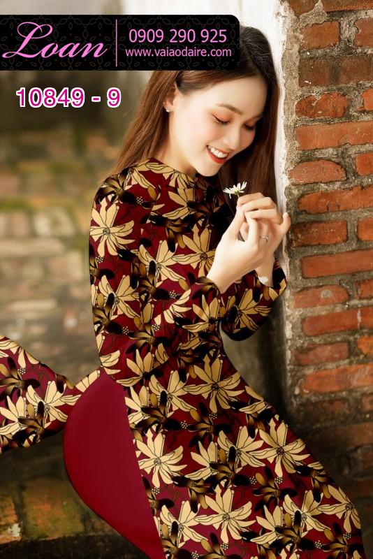 Vải áo dài hoa đều Vải áo dài hoa đều