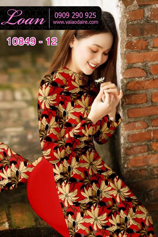 Vải áo dài hoa đều Vải áo dài hoa đều