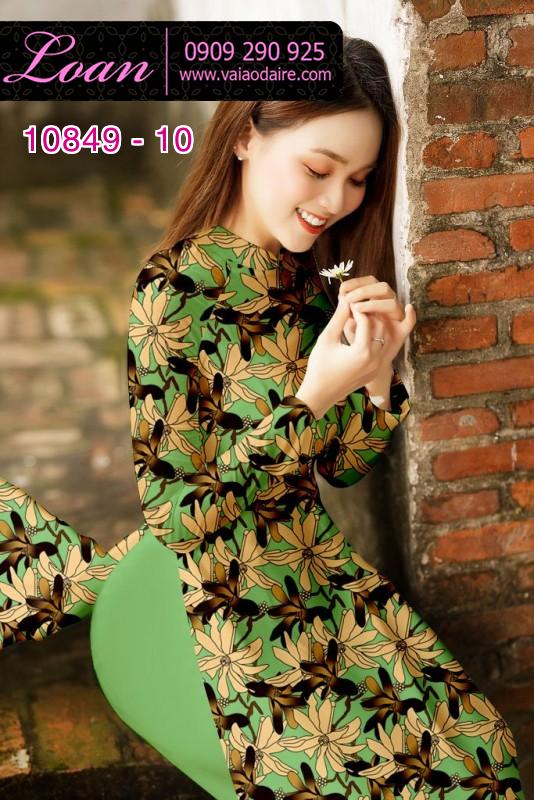 Vải áo dài hoa đều Vải áo dài hoa đều