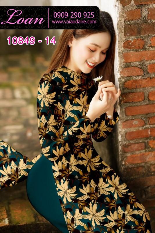 Vải áo dài hoa đều Vải áo dài hoa đều