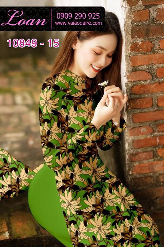 Vải áo dài hoa đều Vải áo dài hoa đều