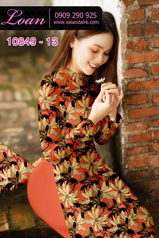 Vải áo dài hoa đều Vải áo dài hoa đều