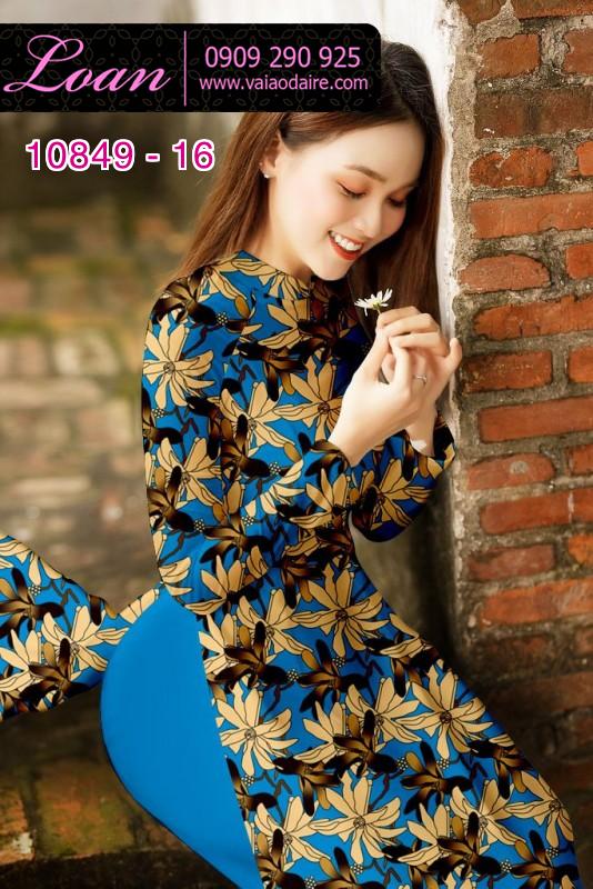 Vải áo dài hoa đều Vải áo dài hoa đều