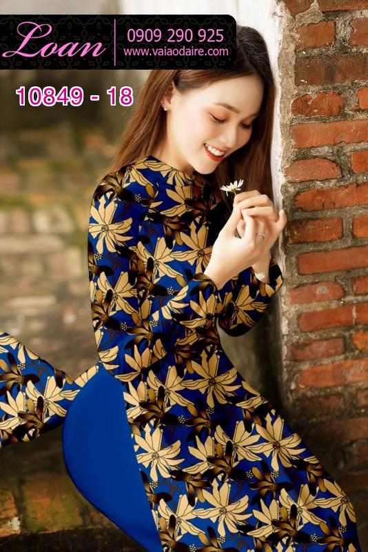 Vải áo dài hoa đều Vải áo dài hoa đều