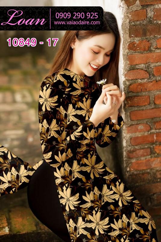 Vải áo dài hoa đều Vải áo dài hoa đều