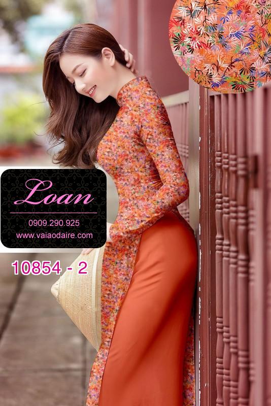 Vải áo dài hoa nhí Vải áo dài hoa nhí