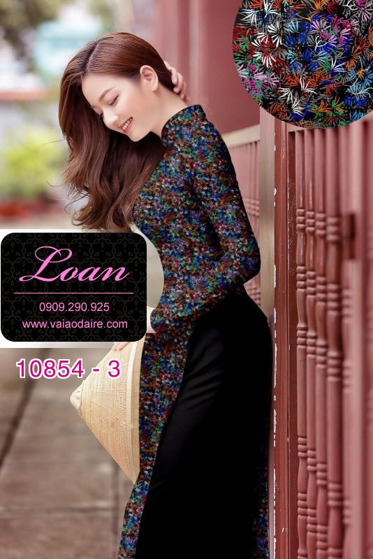Vải áo dài hoa nhí Vải áo dài hoa nhí