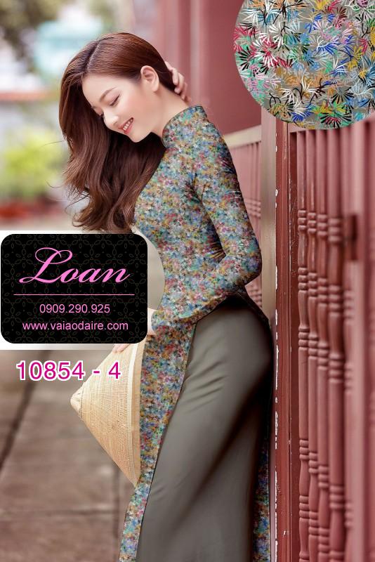 Vải áo dài hoa nhí Vải áo dài hoa nhí