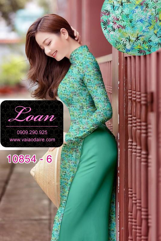 Vải áo dài hoa nhí Vải áo dài hoa nhí