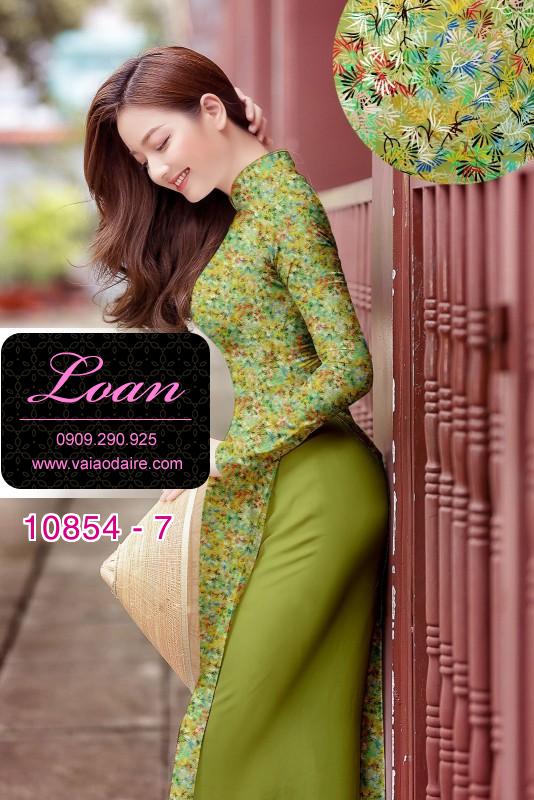 Vải áo dài hoa nhí Vải áo dài hoa nhí
