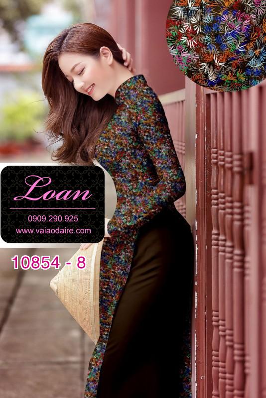 Vải áo dài hoa nhí Vải áo dài hoa nhí