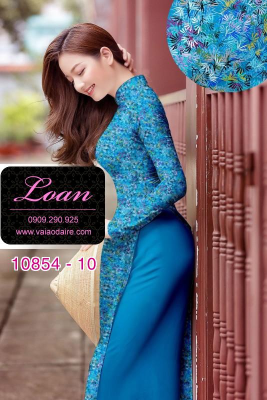 Vải áo dài hoa nhí Vải áo dài hoa nhí
