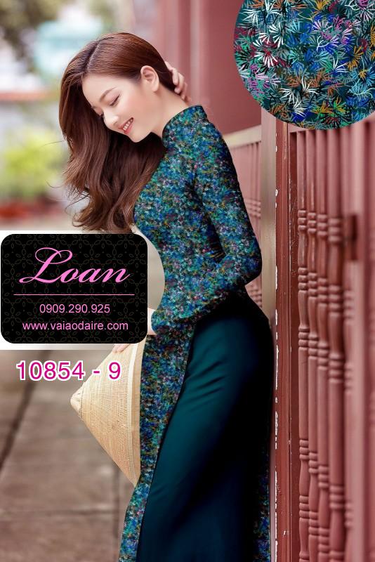 Vải áo dài hoa nhí Vải áo dài hoa nhí
