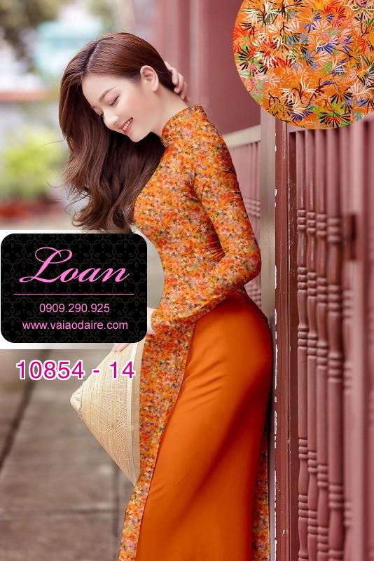 Vải áo dài hoa nhí Vải áo dài hoa nhí